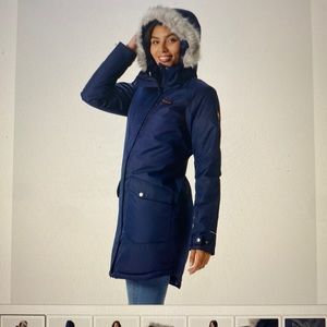 NWT Columbia women’s Suttle Mountain Long Insulated Jacket Omni-Heat size XS